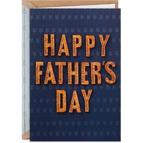 Hallmark Signature Father's Day Card (Cork Lettering, Thankful for You) (799FFW9652)