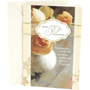 Hallmark 50th Anniversary Card (Golden Anniversary)