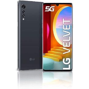 LG Velvet (5G) 128GB (6.8 inch) Display 48MP Triple Camera LM-G900TM GSM Unlocked Phone - Aurora Grey (Renewed)