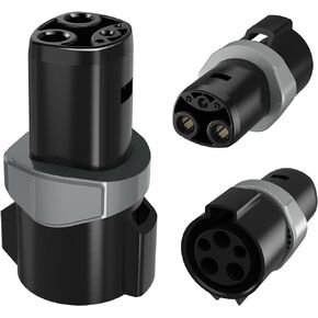 Tesla to J1772 Adapter, Max 240V/80A J1772,Safety Certified Tesla Charger Adapter Fit for J1772 Electric Vehicles