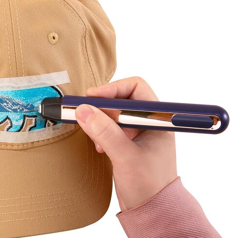 Mini Heat Press,Heats up in 3's Small Heat Press Machine,Cordless Heat Press,Heat Press Machine for T Shirts,Hat,Caps,DIY Shoes,Heating Transfer Projects（Dark Blue） in Saudi Arabia