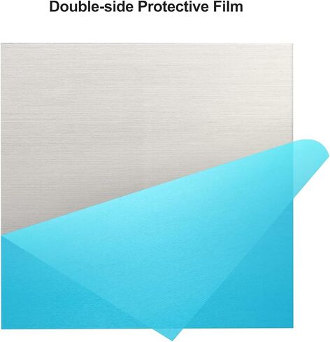 2 قطعة من صفائح الألومنيوم 3003 H14، سمك 6 بوصة × 6 بوصة، 0.032 بوصة (0.81 مم)، ألواح ألومنيوم مرفقة بطبقة مزدوجة الجوانب in Kuwait