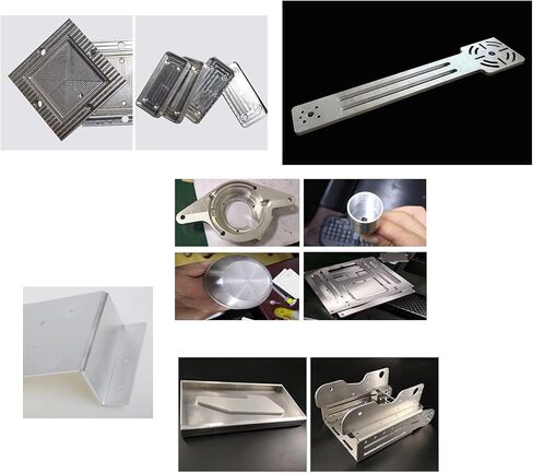 2 قطعة من صفائح الألومنيوم 3003 H14، سمك 6 بوصة × 6 بوصة، 0.032 بوصة (0.81 مم)، ألواح ألومنيوم مرفقة بطبقة مزدوجة الجوانب in Kuwait