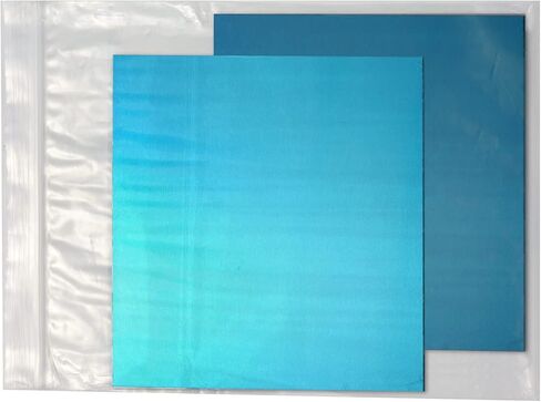 2 قطعة من صفائح الألومنيوم 3003 H14، سمك 6 بوصة × 6 بوصة، 0.032 بوصة (0.81 مم)، ألواح ألومنيوم مرفقة بطبقة مزدوجة الجوانب in Kuwait