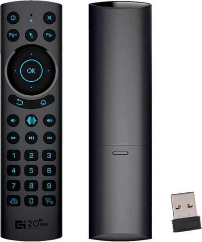 G20S Bluetooth Remote Control, 6-axis Gyroscope Sensing Air Remote Mouse with IR Learning for Nvidia Shield(Versions Before 2019),PC,Projector,Smart TV,Android TV Box in Saudi Arabia