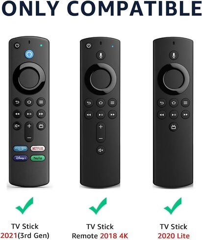 2 Packs Protective Remote Cover Case, Silicone Sleeve Remote Control Cover Glow in The Dark with Lanyard(Glow Purple & Glow Blue) in Saudi Arabia