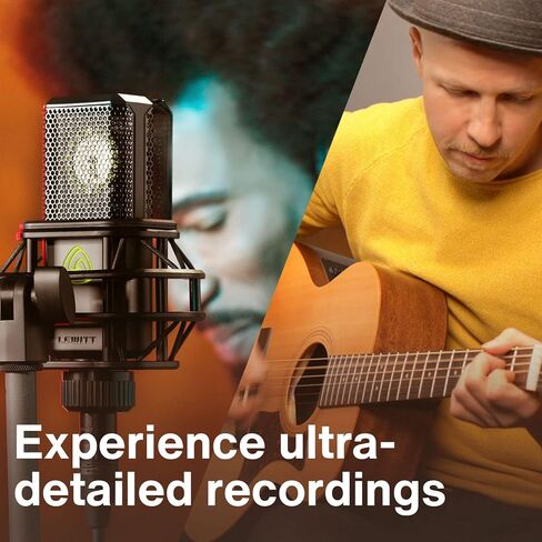 ميكروفون Lewitt LCT 540 بمكثف غشاء كبير تحت الصفر وFocusrite Scarlett 2i2 الجيل الثالث من واجهة الصوت USB للتسجيل وكتابة الأغاني والبث والبث الصوتي in Kuwait