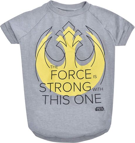 Star Wars for Pets The force Is Strong with This One Dog Tee | Star Wars Dog Shirt for Medium Sized Dogs | Size Medium | Soft, Cute, and Comfortable Dog Clothing and Apparel in Saudi Arabia