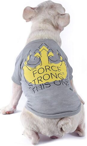 Star Wars for Pets The force Is Strong with This One Dog Tee | Star Wars Dog Shirt for Medium Sized Dogs | Size Medium | Soft, Cute, and Comfortable Dog Clothing and Apparel in Saudi Arabia