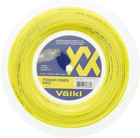 Volkl Power Fiber Pro | Tennis Racquet String | Durability | Feel & Control | Multifilament String in Saudi Arabia