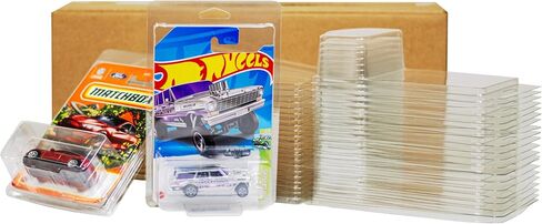24 Pack for Hot Wheels. & Matchbox. Enhance Your Display and Storage Experience with Protector Cases, 6.5" x 4.25 (24) in Saudi Arabia