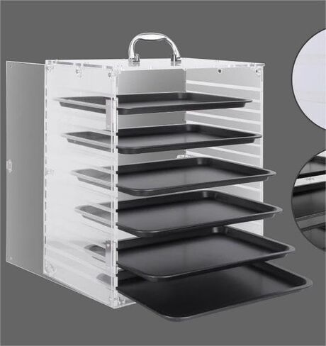 حقيبة حمل كورتكو المصغرة، حافظة عرض أكريليك شفافة للمنمنمات المصغرة، حقيبة تخزين مصغرة، متوافقة مع Warhammer 40k وجميع أنواع المنمنمات الصغيرة والصغيرة in Kuwait