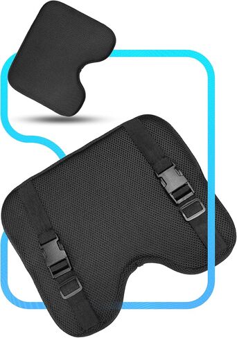 Rowing Machine Seat Cushion, MERACH Rower Seat Cushion, 2 Strap Fixation, Custom Memory Foam, Washable Cover, Ideal for Concept2 and Other Rowing Machines - Rower Accessories and Seat Pad in Kuwait