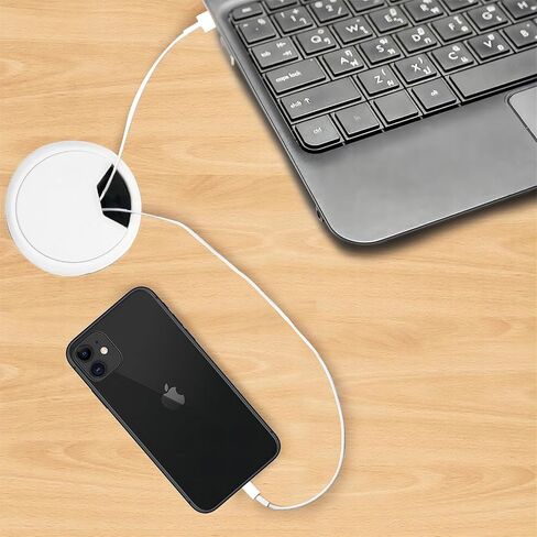 5pcs 2-3/8 Inch (60mm) Desk Cable Grommet Cable Hole Cover Computer Table Cord Wires Organizer Cord Desk Wire Grommet (Brown) in Saudi Arabia