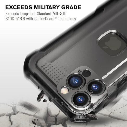 VENA vArmor Rugged Case Compatible with Apple iPhone 13 Pro Max (6.7"-inch), (MagSafe Compatible, Military Grade Drop Protection) Heavy Duty Holster Belt Clip Cover with Kickstand in Saudi Arabia