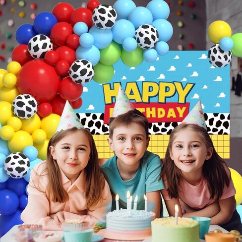 مجموعات بالونات ملونة من جانينوس قوس قزح - 135 قطعة من إكليل البالونات بألوان متنوعة مع البطيخ وبالونات رقائق قوس قزح للأطفال ديكورات حفلات أعياد الميلاد بالسمسم in Kuwait