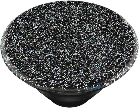 PopSockets: PopGrip مع سطح قابل للتبديل للهواتف والأجهزة اللوحية - أسود لامع in Kuwait