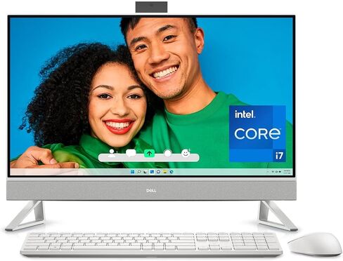 كمبيوتر مكتبي Dell Inspiron الكل في واحد مقاس 27 بوصة يعمل باللمس FHD Business AIO، مع ترخيص Microsoft Office مدى الحياة، Intel 10-Core i7-1355U، ذاكرة الوصول العشوائي 16 جيجابايت، 1 تيرابايت SSD، GeForce MX550 GDDR6، WiFi 6E، Win 11 Pro in Saudi Arabia