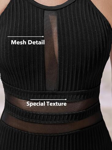 CUPSHE Women's One Piece Swimsuit Bathing Suit Round Neck Back Hook Mesh Cutout Textured in Saudi Arabia