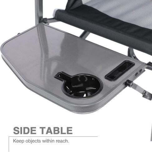 EVER ADVANCED Lightweight Aluminum Director Camping Chair, 350 lb Capacity in Kuwait