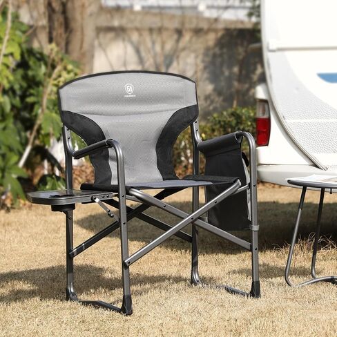 EVER ADVANCED Lightweight Aluminum Director Camping Chair, 350 lb Capacity in Kuwait