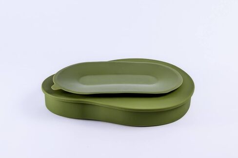 Silicone Plate with Lid and Suction Bottom for Kids in Saudi Arabia
