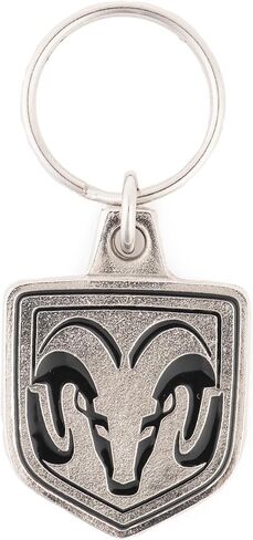 شعار RAM Trucks Shield مخصص، سلسلة مفاتيح معدنية مصبوبة، 2 بوصة × 1 بوصة in Kuwait