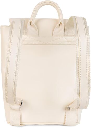 حقائب يد نباتية من Matt & Nat حقيبة ظهر Fabi Mini، مكاداميا (أبيض فاتح) - محافظ وحقائب مصممة، للرجال والنساء، لم يتم الإساءة إلى الحيوانات لتصنيعها in Kuwait