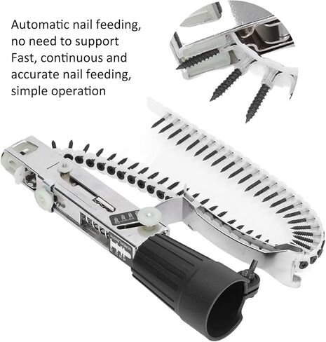 محول ChainNailGunAdapter SimpleOperation، قابل لإعادة الشحن، كهربائي، براغي تشديد، معدات غير قابلة للسقوط، بديلة للأسقف in Kuwait