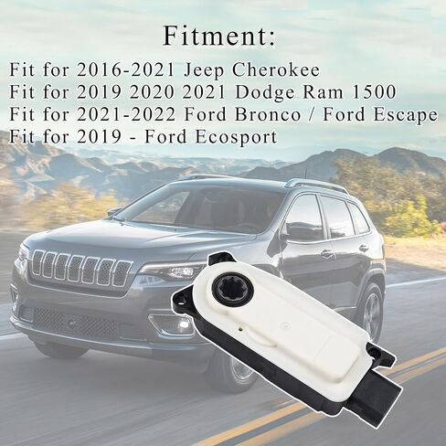 محرك محرك شبكة المصراع RAPIHIDAN 5877R1006 متوافق مع دودج رام 1500 2019-2021، مناسب لسيارة جيب شيروكي 2016-2021، مناسب لسيارة فورد برونكو إسكيب 2021-2022، بديل BLDC الذكي 68298531 in Kuwait