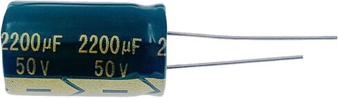Cermant 10pcs 50V 2200UF Capacitor 16X25mm(0.63x0.98in) High Frequency Low Impedance Aluminum Electrolytic Capacitors for TV, LCD Monitor, Game in Saudi Arabia