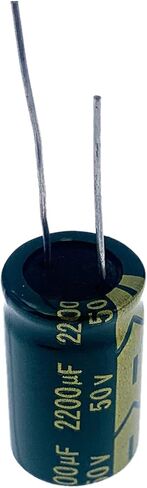Cermant 10pcs 50V 2200UF Capacitor 16X25mm(0.63x0.98in) High Frequency Low Impedance Aluminum Electrolytic Capacitors for TV, LCD Monitor, Game in Saudi Arabia