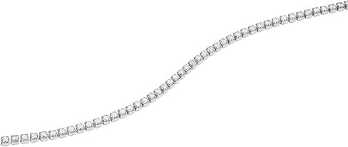 Daniel Wellington Classic Tennis Bracelet Necklace, Adjustable Stainless Steel Crystal Bracelet Necklace in Saudi Arabia