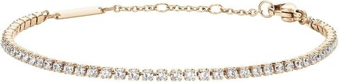 Daniel Wellington Classic Tennis Bracelet Necklace, Adjustable Stainless Steel Crystal Bracelet Necklace in Saudi Arabia