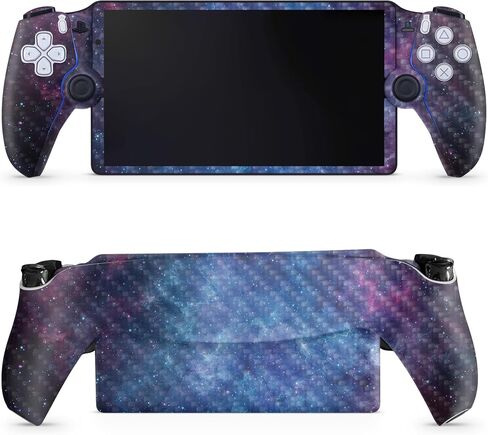 Carbon Fiber Gaming Skin Compatible with PS5 Portal Remote Player - Battle Ball - Premium 3M Vinyl Protective Wrap Decal Cover - Easy to Apply | Crafted in The USA by MightySkins in Saudi Arabia
