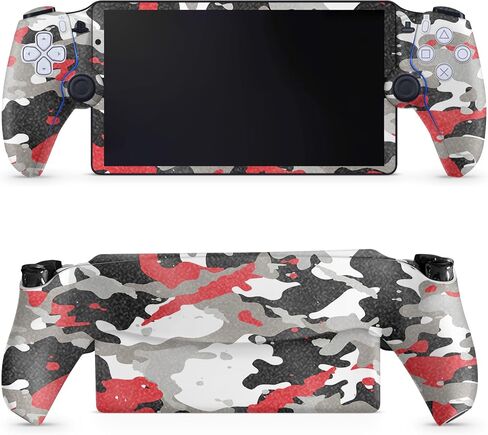 Carbon Fiber Gaming Skin Compatible with PS5 Portal Remote Player - Battle Ball - Premium 3M Vinyl Protective Wrap Decal Cover - Easy to Apply | Crafted in The USA by MightySkins in Saudi Arabia