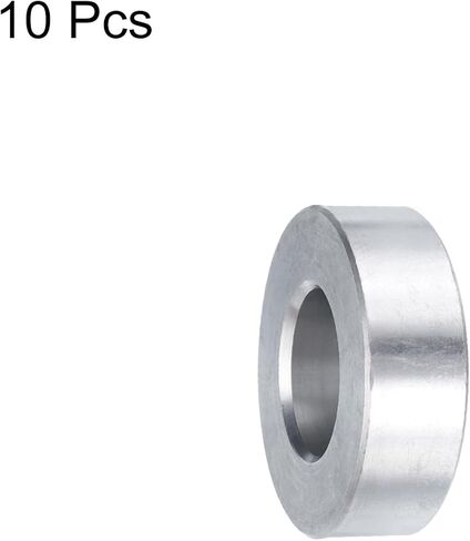 uxcell 10pcs Aluminum Spacer 1/2" Bore x 1" OD x 5/16" Length Screw Standoff Bushing Plain Finish Round Metal Spacer for 1/2 ID Screws Bolts and Rods in Saudi Arabia
