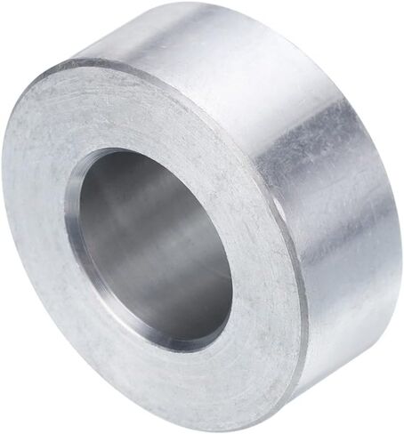 uxcell 10pcs Aluminum Spacer 1/2" Bore x 1" OD x 5/16" Length Screw Standoff Bushing Plain Finish Round Metal Spacer for 1/2 ID Screws Bolts and Rods in Saudi Arabia
