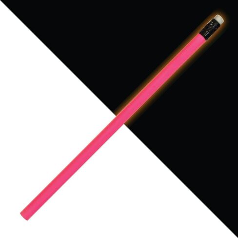 AAkron Nite Glow - Glow in the Dark Pencils, Barrel and Eraser Glow in the Dark - Set of 24 - Made in the USA in Kuwait