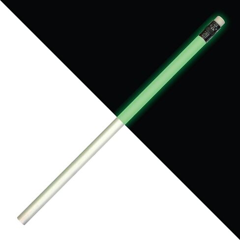 AAkron Nite Glow - Glow in the Dark Pencils, Barrel and Eraser Glow in the Dark - Set of 24 - Made in the USA in Kuwait