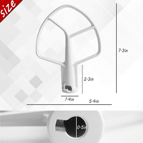 K5AB K5SS مضرب مسطح مناسب لمساعدة المطبخ 5 QT خلاط وعاء من الفولاذ المقاوم للصدأ KSM50 KSM5 KSM50 KSM500PS KSM450 9707670 W10807813 W10672618 4162164 PS983355 AP3881259 من برايم آند سويفت in Kuwait