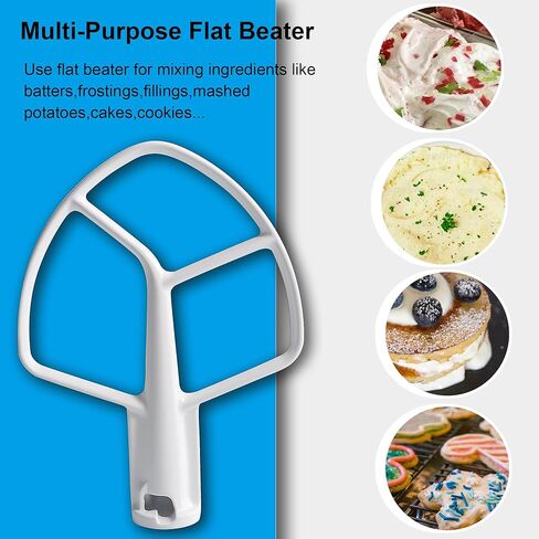 K5AB K5SS مضرب مسطح مناسب لمساعدة المطبخ 5 QT خلاط وعاء من الفولاذ المقاوم للصدأ KSM50 KSM5 KSM50 KSM500PS KSM450 9707670 W10807813 W10672618 4162164 PS983355 AP3881259 من برايم آند سويفت in Kuwait