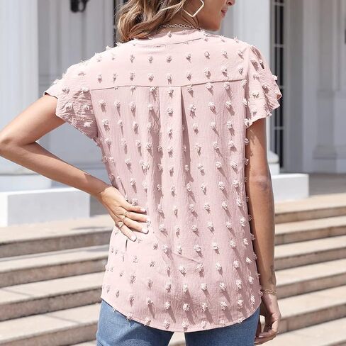 Blouses for Women Business Casual Tops for Women Blouses and Tops Dressy Blouses & Button-Down Shirts in Saudi Arabia