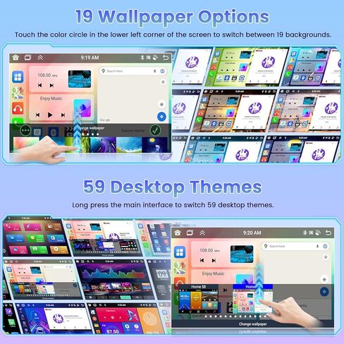 Roinvou 2+64G Android Car Stereo for 2010-2015 Hyundai Tucson, Built-in Wireless CarPlay Radio with Android Auto, 10.1'' Touch Screen in-Dash GPS Navigation Support Mirror Link BT HiFi WiFi RDS AHD in Kuwait