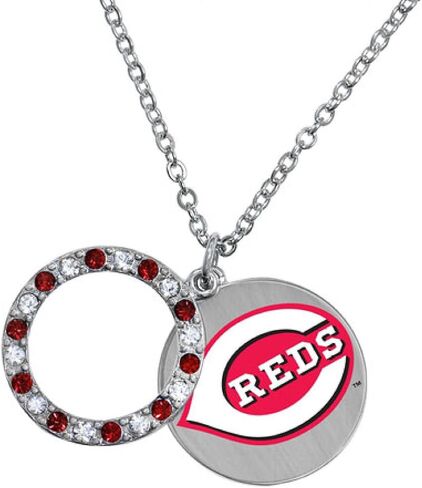 Game Time 101578 MLB Cincinnati Reds Disc Necklace in Saudi Arabia