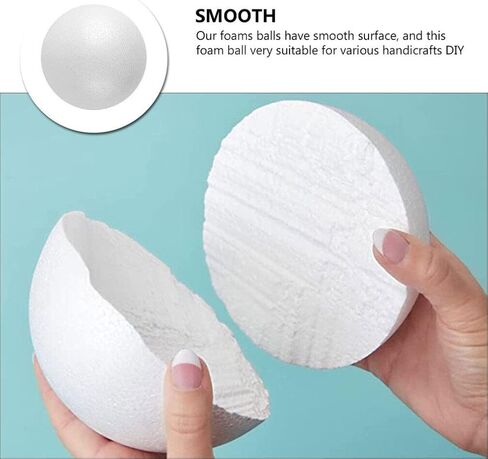Large Foam Balls Large Craft Foam Ball 7.86 Inches Round Solid Foam Shape Polystyrene Smooth Modeling Foam Sphere for Art Projects Wedding Christmas Favors Foam Balls for Crafts in Saudi Arabia