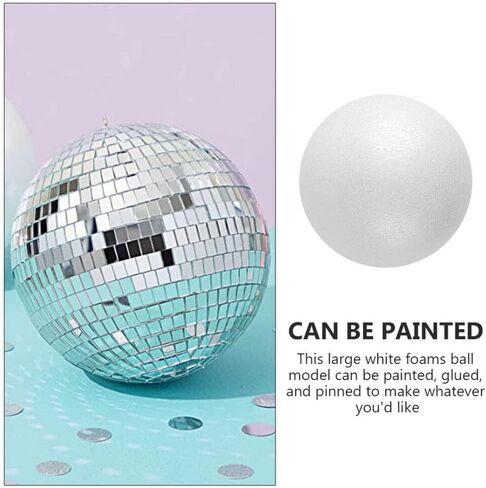 Large Foam Balls Large Craft Foam Ball 7.86 Inches Round Solid Foam Shape Polystyrene Smooth Modeling Foam Sphere for Art Projects Wedding Christmas Favors Foam Balls for Crafts in Saudi Arabia