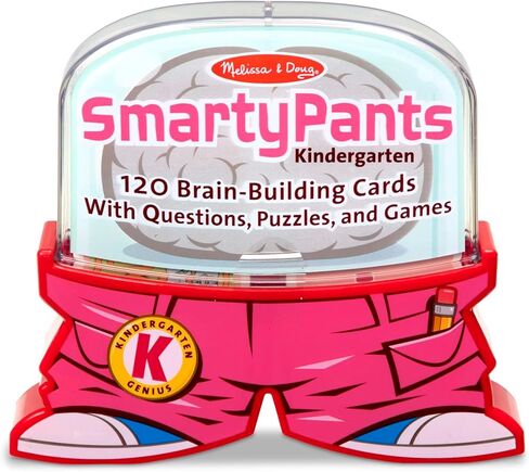 Melissa & Doug Smarty Pants Kindergarten Card Set - 120 Educational, Brain-Building Questions, Puzzles, and Games in Saudi Arabia