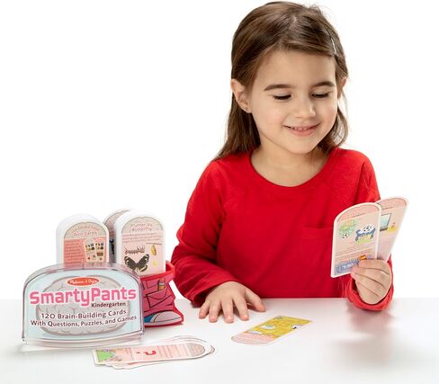 Melissa & Doug Smarty Pants Kindergarten Card Set - 120 Educational, Brain-Building Questions, Puzzles, and Games in Saudi Arabia