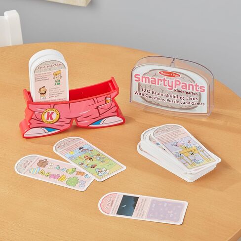 Melissa & Doug Smarty Pants Kindergarten Card Set - 120 Educational, Brain-Building Questions, Puzzles, and Games in Saudi Arabia